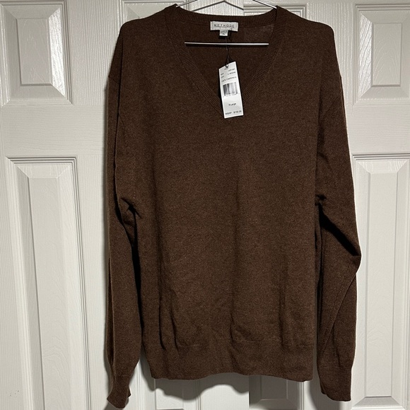 NWT -Methode V-Neck Sweater 100% Cashmere